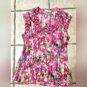Cato Top Roffles Floral XL